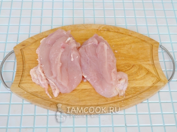 Подготовить куриное филе