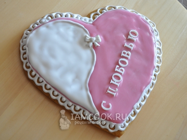 Украсить пряник глазурью