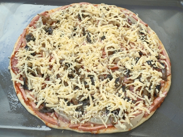 Посыпать сыром