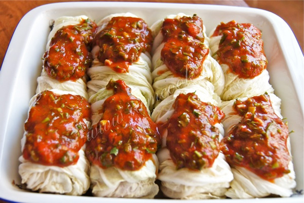Рецепт голубцов из китайской капусты