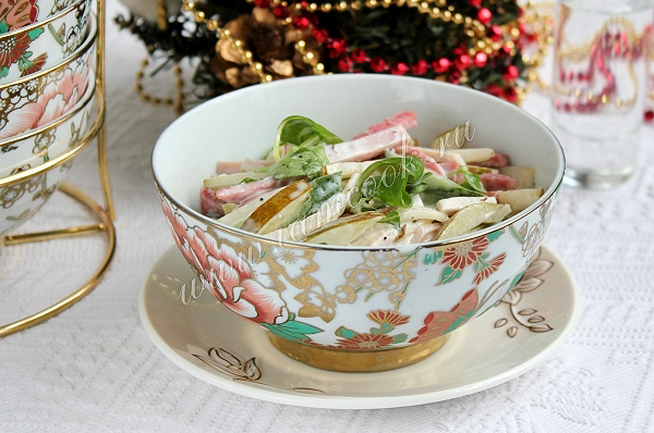 Новогодний салат по-швейцарски