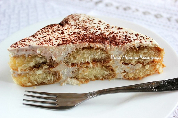 Домашний торт тирамису, рецепт