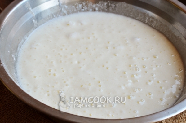 Размешать кефир