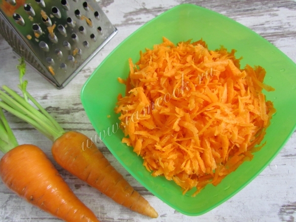 Морковь тертая