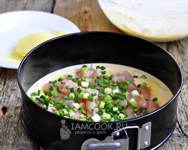 Посыпать зеленым луком