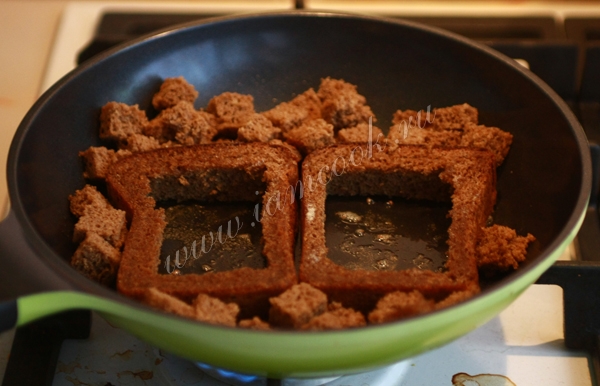 Обжарка гренок