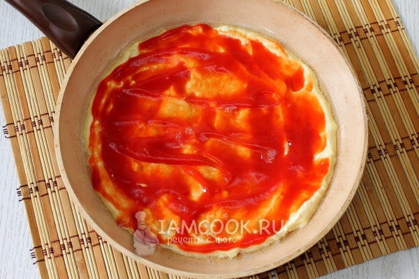 Смазать кетчупом