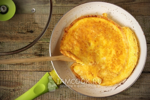 Рецепт омлета без молока
