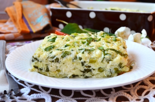 Запеканка из кабачков