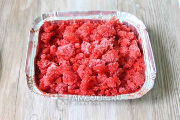 Рецепт клубничной граниты