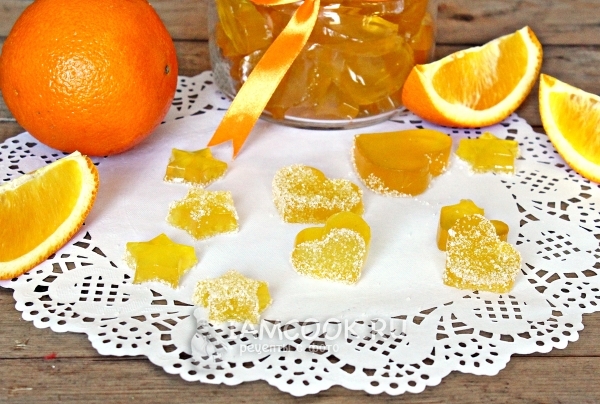 Фото апельсинового мармелада