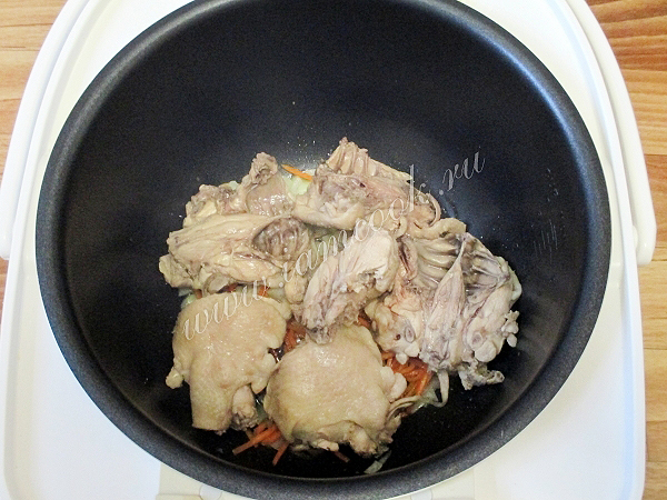 Обжарка курицы