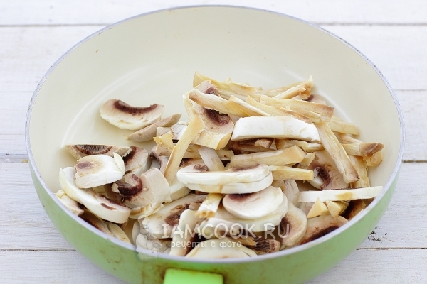 Пожарить грибы