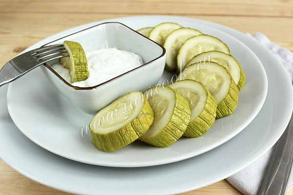 Запекаем кабачок целиком