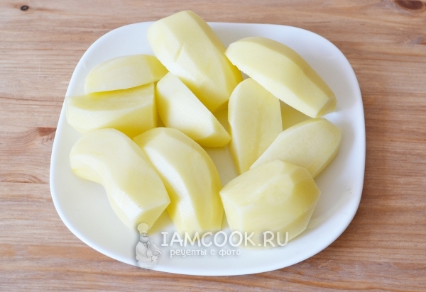 Почистить картофель