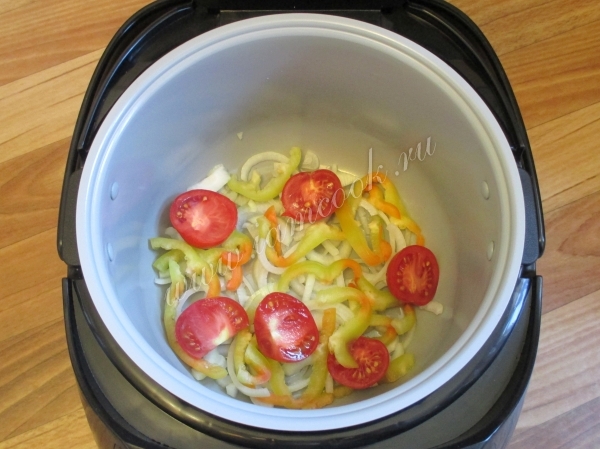 Обжарка овощей в мультиварке