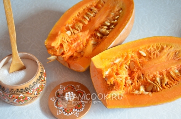 Ингредиенты для сока из тыквы на зиму