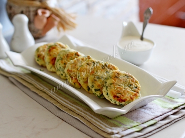 Фото сырников с зеленью