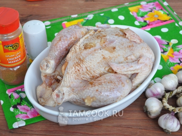 Замариновать курицу