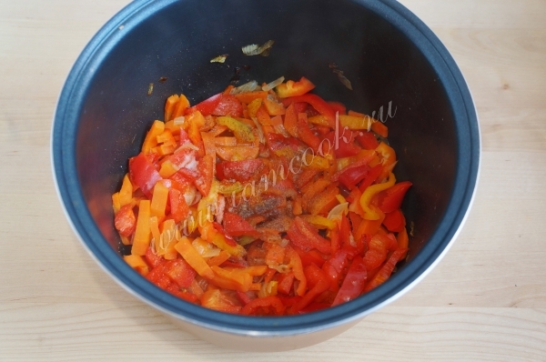 Овощи в мультиварке