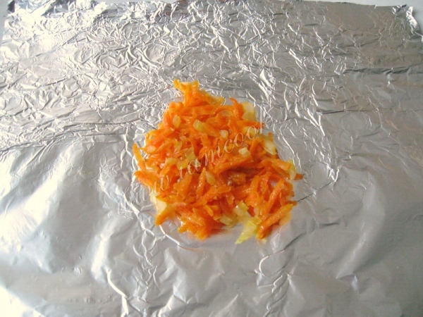 Овощи на фольге