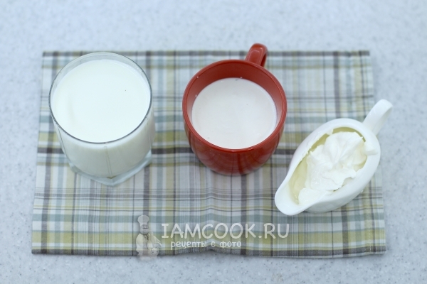 Ингредиенты для простокваши в домашних условиях