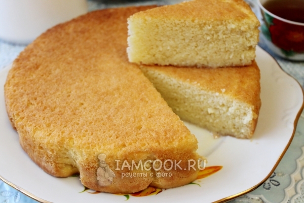 Готовый «Молочный» бисквит