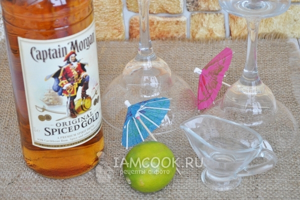 Ингредиенты для коктейля Дайкири