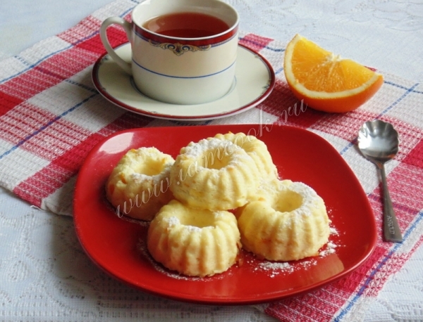 Творожное суфле с апельсином