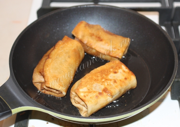 Вкусные блины с говядиной и рисом