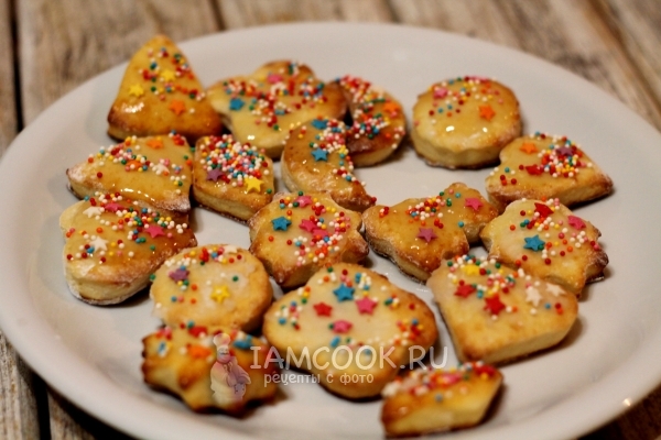 Рецепт творожного печенья без масла