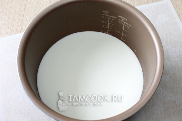 Вода с молоком