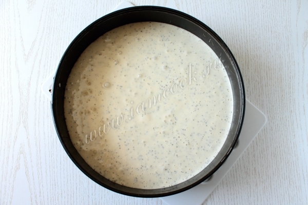 Тесто с маком