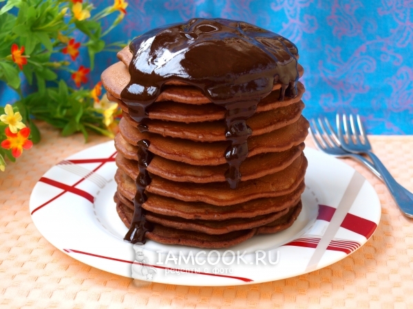 Рецепт панкейков с шоколадом
