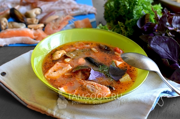 Фото супа «Буйабес»