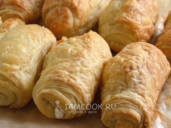 Рецепт слоек с шоколадом «Проще простого»