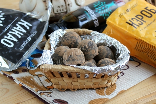 Рецепт конфет для сыроедов