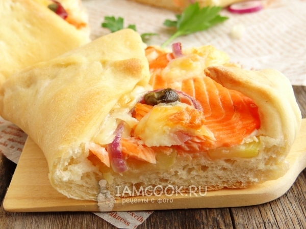 Пицца в разрезе