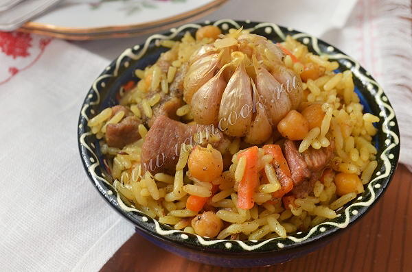 Рецепт плова с нутом