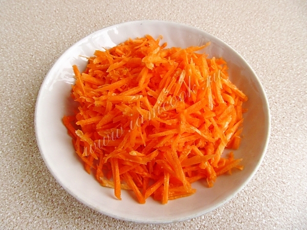 Морковь тертая