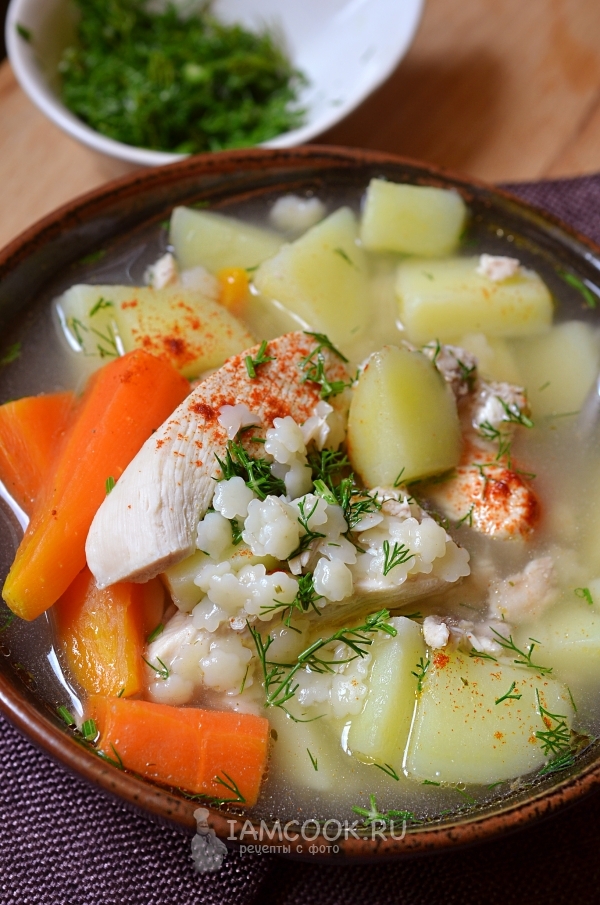 Рецепт супа из куриной грудки