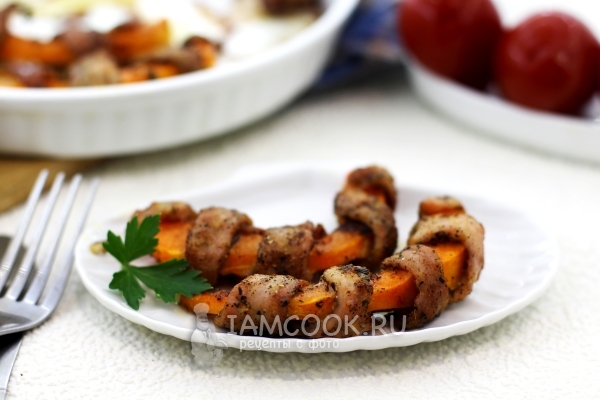 Фото тыквы, запечённой с мясом