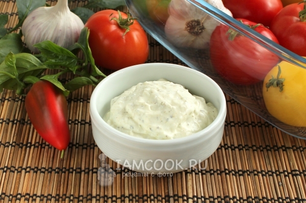 Рецепт соуса из йогурта для долмы