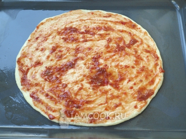 Смазать соусом