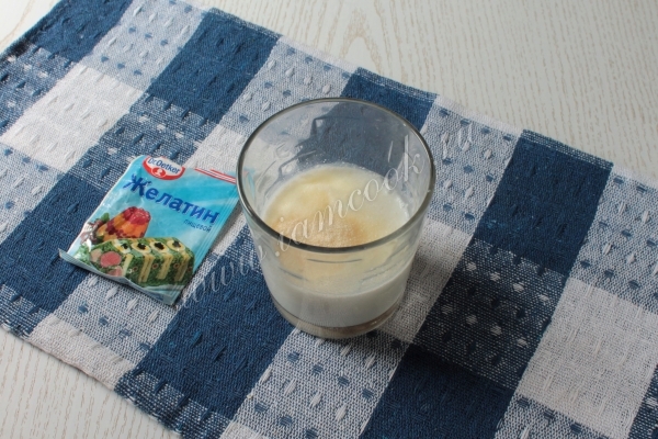 Желатин в сливках