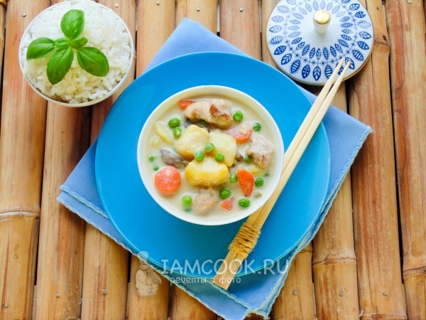 Рецепт японского сливочное рагу