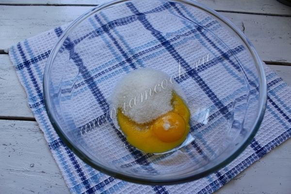 Яйца с сахаром