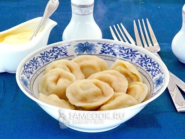 Фото пельменей из трески и свинины