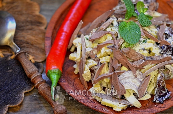 Рецепт салата Храброе сердце