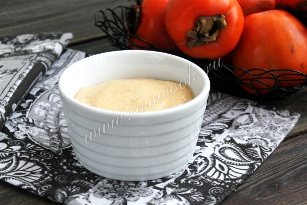 Соус из хурмы и сыра